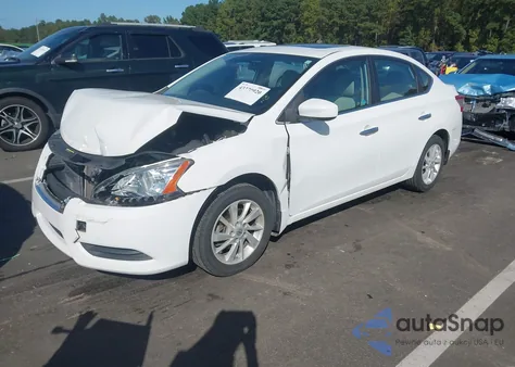 2015 Nissan Sentra Sv из США, поврежденный, VIN 3N1AB7AP5FY218651